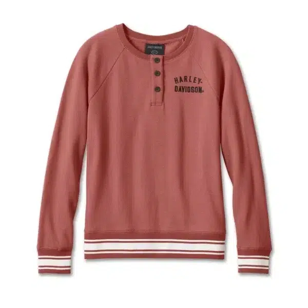 POLERON CON CUELLO REDONDO "RACE HER" H-D