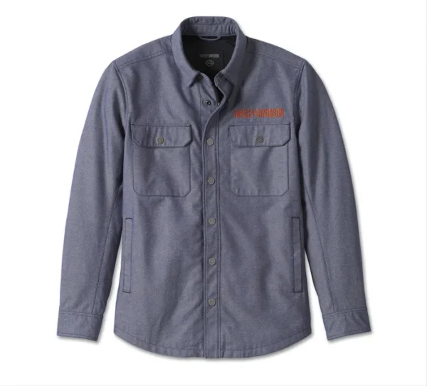 CHAQUETA ESTILO CAMISA DE MOTOCICLISTA H-D