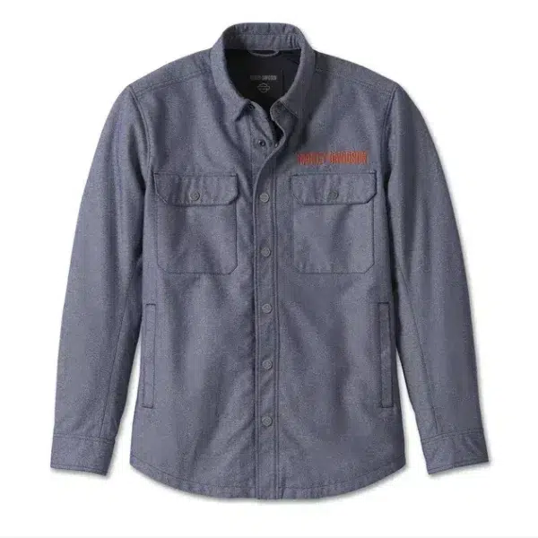 CHAQUETA ESTILO CAMISA DE MOTOCICLISTA H-D