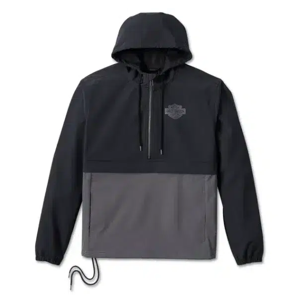 ESTILO CORTAVIENTO "ANORAK CON BLOQUES DE COLOR" H-D