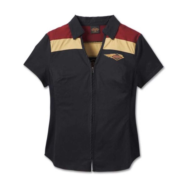 CAMISA CON CIERRE FRONTAL DEL 120° ANIVERSARIO H-D