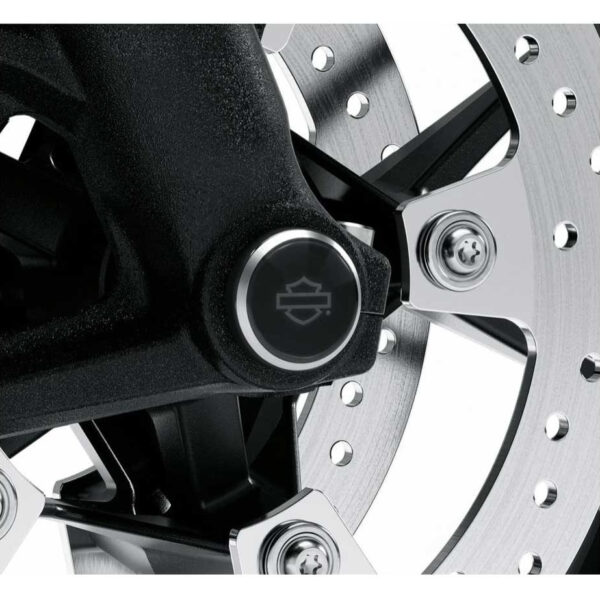 Harley-Davidson® LiveWire Front Axle Nut Covers - Gloss Black Finish