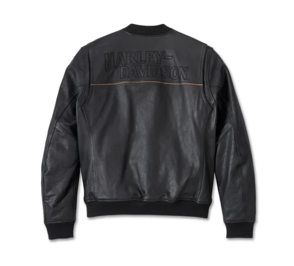 CHAQUETA BOMBER DE CUERO "THE CITIZEN" - Imagen 2