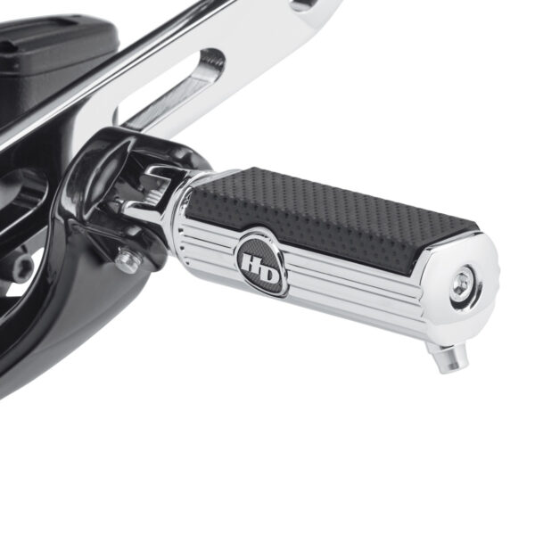 Defiance Rider Footpegs with Removable Wear Peg - Chrome
