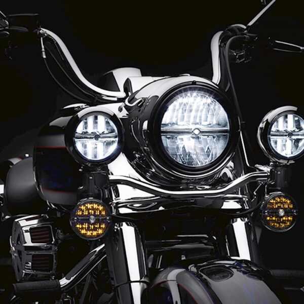 Faro delantero LED con reflector Daymaker de 7" para Harley