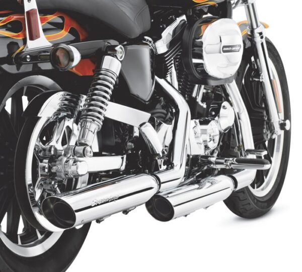 Screamin’ Eagle Street Performance Slip-On Mufflers- Sportster Shorty Dual