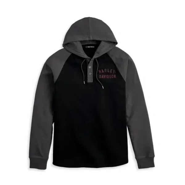 POLERA MANGA LARGA RAGLÁN CON CAPUCHA "BLACK BEAUTY"