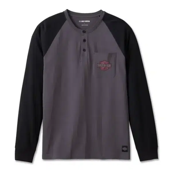 POLERA MANGA LARGA "HENLEY DE CLUB" H-D