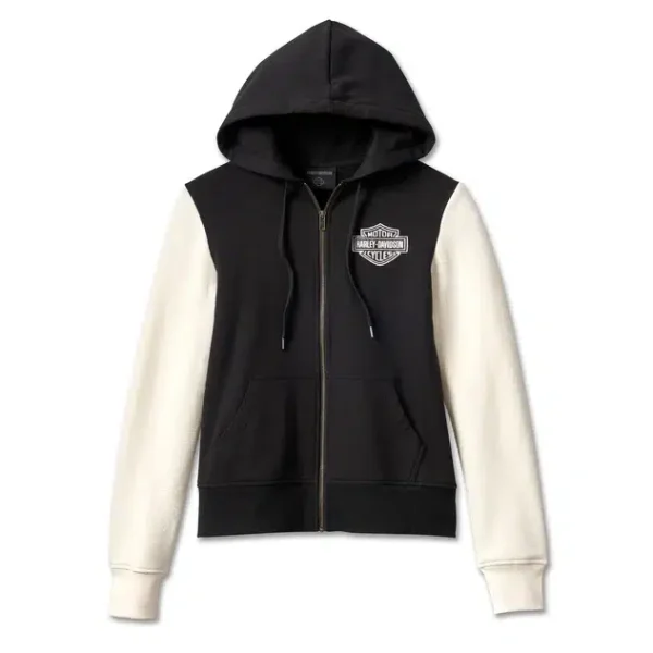 POLERON CON GORRO "SPECIAL COLORBLOCK RACER FONT"