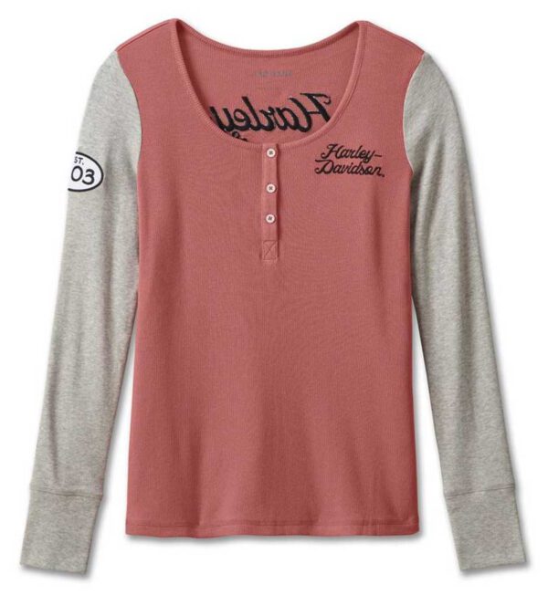 POLERA MANGA LARGA "COLORBLOCK HENLEY"