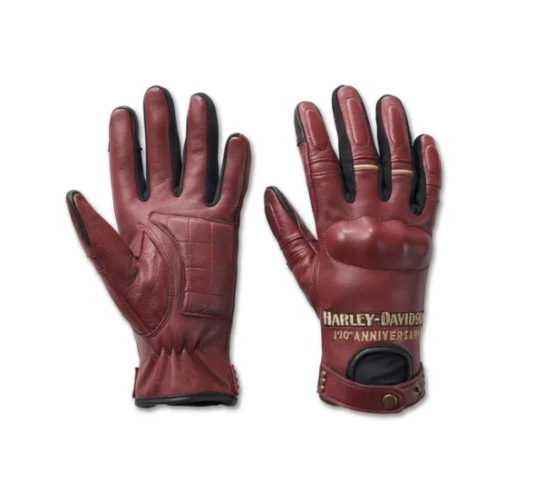 GUANTES DE CUERO "CYCLE QUEEN 120° ANIVERSARIO"