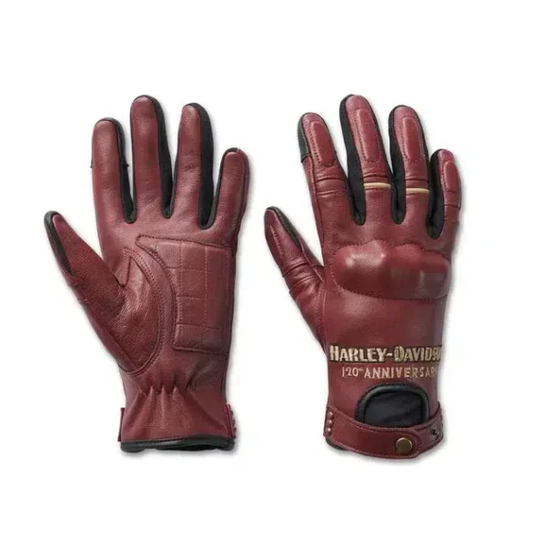 GUANTES DE CUERO "CYCLE QUEEN 120° ANIVERSARIO"