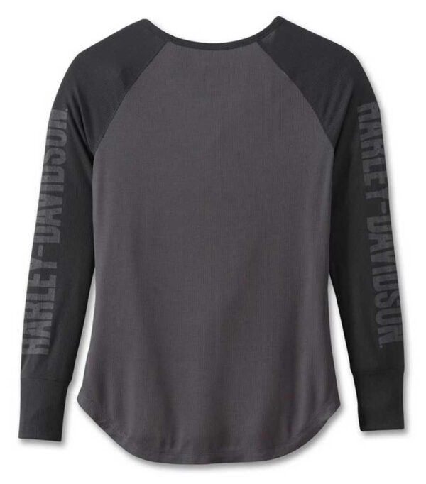 POLERA MANGA LARGA "RIB KNIT COLORBLOCKED" . - Imagen 2