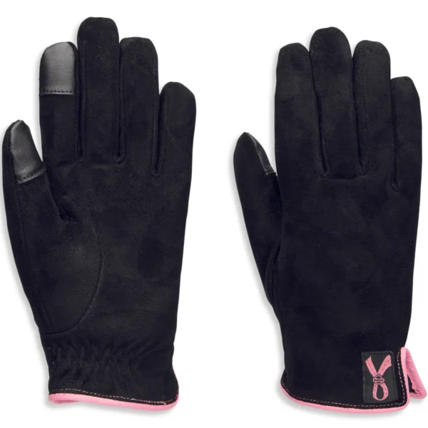 GUANTES DE CUERO "PINK LABEL"