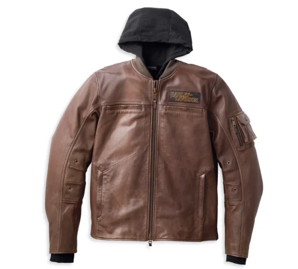 CHAQUETA DE CUERO "3 EN 1" VENTURA