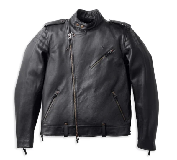CHAQUETA DE CUERO DE PESO MEDIO "BIG SUR"