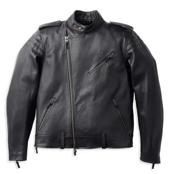 CHAQUETA DE CUERO DE PESO MEDIO "BIG SUR"