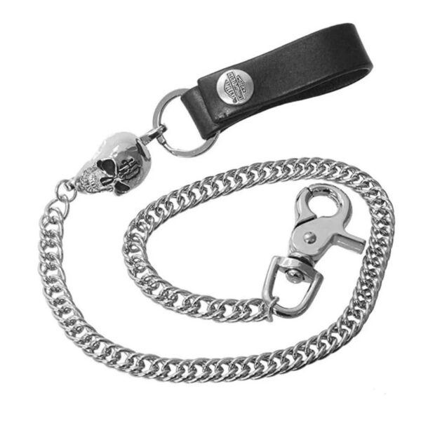 CADENA PARA BILLETERA "SKULL KING"